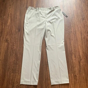 Antonio Melani Gilda Women’s Pant Straight Leg Mist Khaki Size 14 NWT